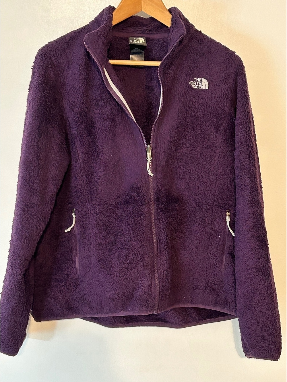 The North Face Purple Fleece Jacket Large